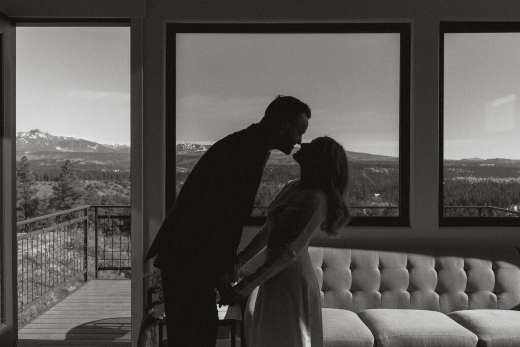 Adventurous mountain elopement 
