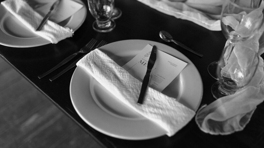 elegant wedding table setting reception details Cancun Mexico destination wedding